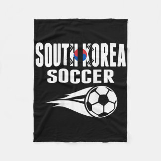 Proud South Korea Soccer Fans Jersey Support Korea Fleece Blanket