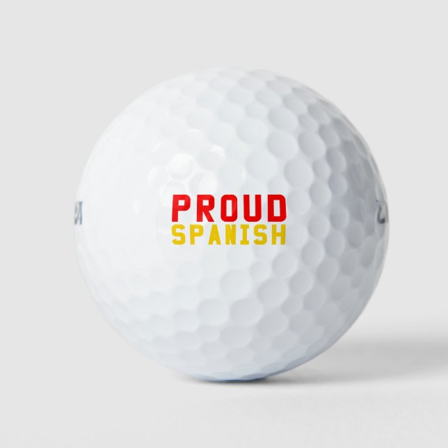 Proud Spanish Golf Balls (Front)