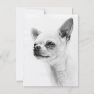Proud Spirit - Hand Painted Chihuahua Artwork Postcard