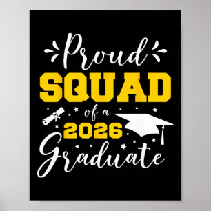 Proud Squad Of A 2026 Graduate Matching Senior Gra Poster
