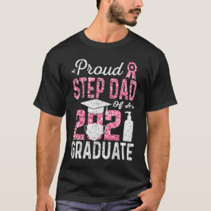 Proud Step Dad of a 2021 Graduate with Face Mask T-Shirt
