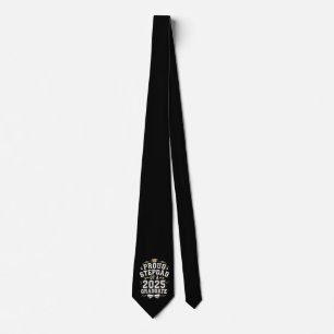 Proud Step Dad Of A 2025 Graduate Graduation Tie