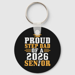 Proud Step Dad Of A 2026 College Graduate Design Key Ring
