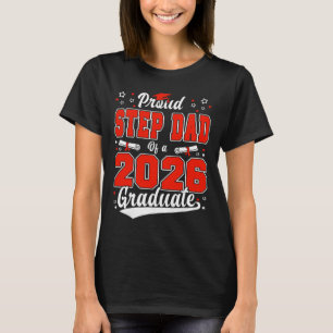 Proud Step Grandma Of 5th Grade Graduate 2026 Fami T-Shirt