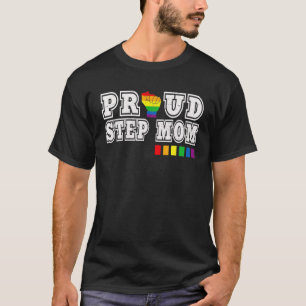 Proud Step Mum Gay Pride Month LGBTQ T-Shirt