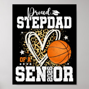 Proud Stepdad Of A 2026 Senior Graduate Sketll Leo Poster