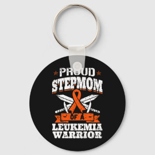 Proud Stepmom Of A Leukaemia Warrior Awareness Blo Key Ring