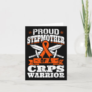 Proud Stepmother Of A Crps Warrior Rsd Awareness R Card