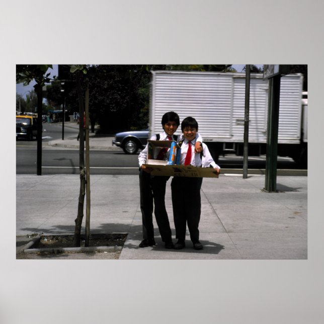 Proud students, Santiago, Chile Poster (Front)