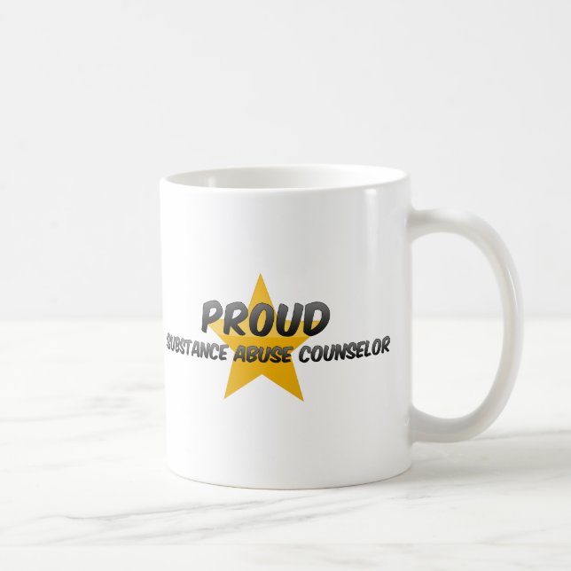 Proud Substance Abuse Counsellor Coffee Mug (Right)