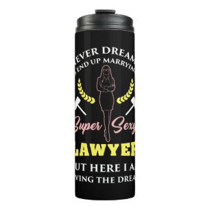 Proud Super Lawyer Lady Thermal Tumbler
