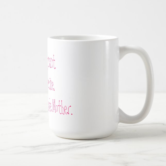 Proud Surrogate Mother Mug White Pink (Right)