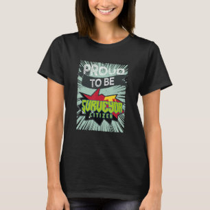 Proud surveyor citizen Profession career worker wo T-Shirt