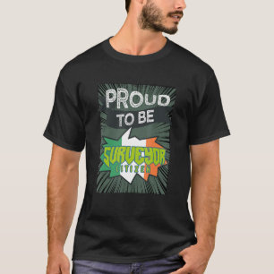 Proud surveyor citizen Profession career worker wo T-Shirt