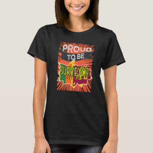 Proud surveyor citizen Profession career worker wo T-Shirt