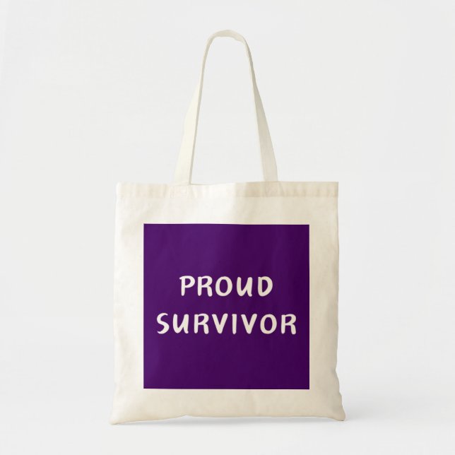 Proud Survivor - tote bag (Front)