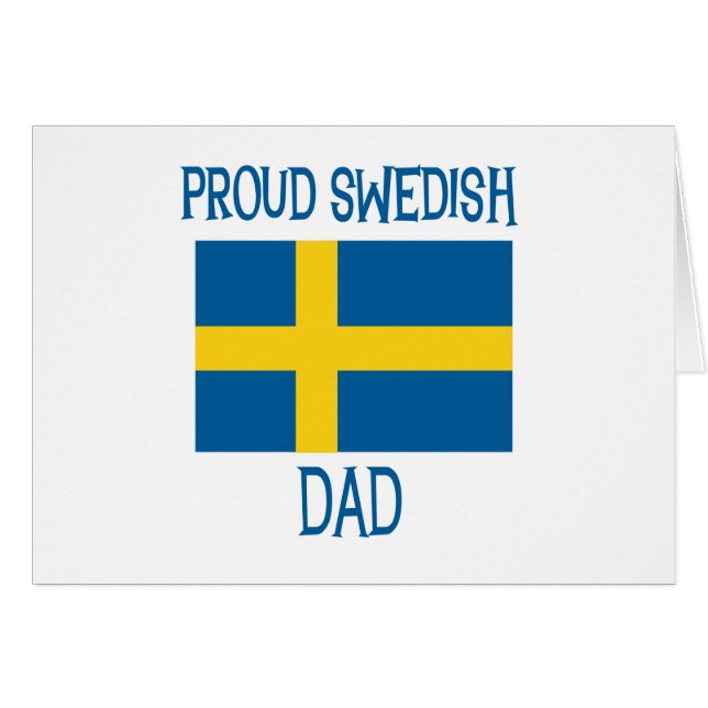 Proud Swedish Dad (Front Horizontal)