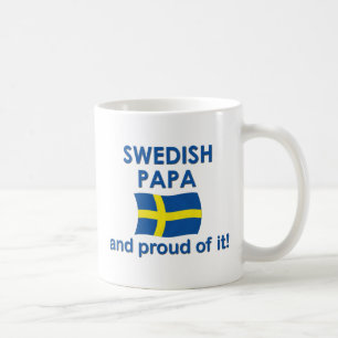 Proud Swedish Papa Coffee Mug
