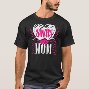 Proud Swimmers Mother Cool Swim Mum T-Shirt