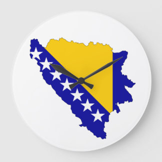 Proud Symbol of Bosnia and Herzegovina – Timeless  Large Clock