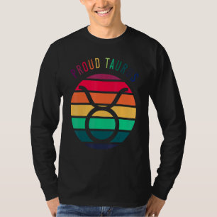 Proud Taurus Symbol Lgbtq Astrology Zodiac Sign Ho T-Shirt