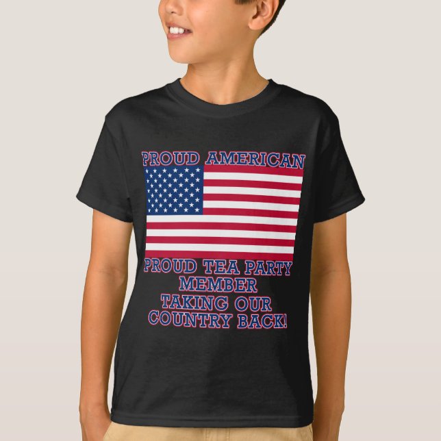 PROUD TEA PARTY MEMBER Tshirt (Front)
