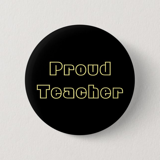 Proud Teacher button (Front)