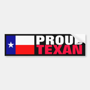 Proud Texan Bumper Sticker