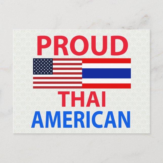 Proud Thai American Postcard (Front)