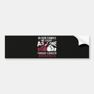 Proud Throat Cancer Survivor Inspirational Bumper Sticker