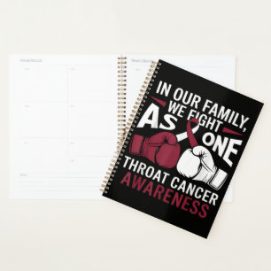 Proud Throat Cancer Survivor Inspirational Planner