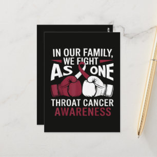 Proud Throat Cancer Survivor Inspirational Postcard