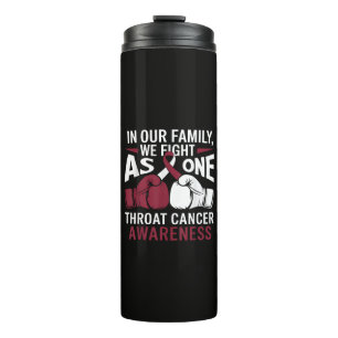 Proud Throat Cancer Survivor Inspirational Thermal Tumbler