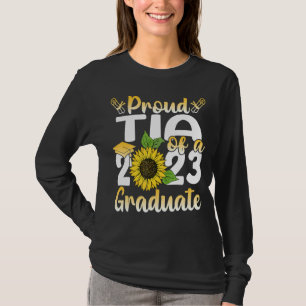 Proud Tia Of A Class Of 2023 Graduate Senior 23 Su T-Shirt
