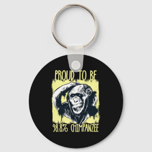 Proud To Be 988 Chimpanzee 2 Key Ring
