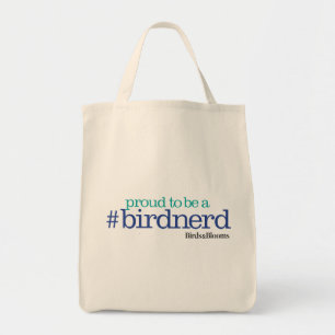 Proud to be a bird nerd tote bag