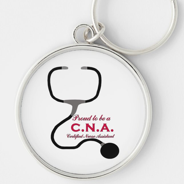 PROUD TO BE A C.N.A. KEYCHAIN (Front)