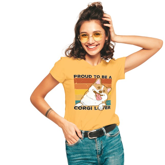 Proud To Be A Corgi Lover T-Shirt (Creator Uploaded)