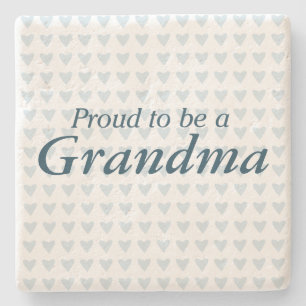 Proud to be a Grandma! Stone Coaster