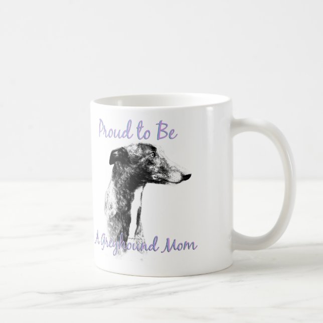 Proud to be a Greyhound Mum Mug (Right)