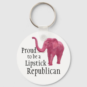 Proud, to be a , Lipstick, Repub... Key Ring