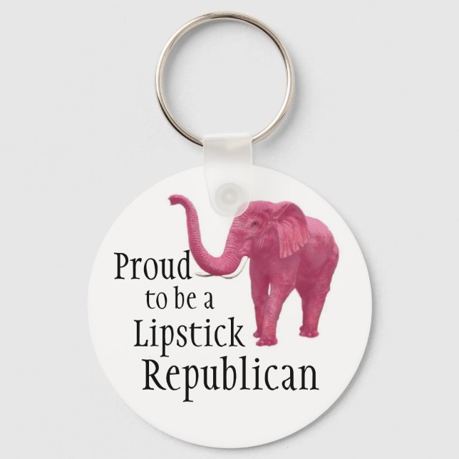 Proud, to be a , Lipstick, Repub... Key Ring (Front)