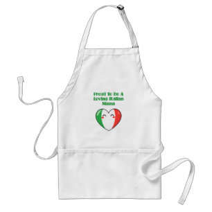 Proud To Be A Loving Italian Mama Motherhood Standard Apron