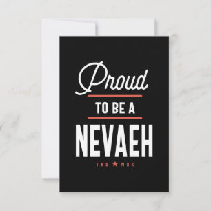 Proud To Be a Nevaeh RSVP Card