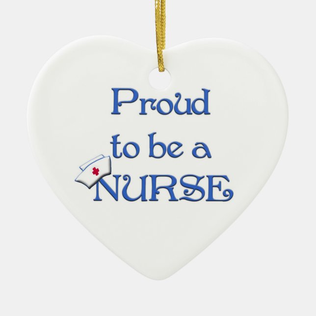 Proud to be a nurse-Pendant Ornament (Front)