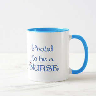 Proud to be a nurse/with cap mug