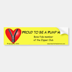 Proud to be a Pump Head Bumper Sticker