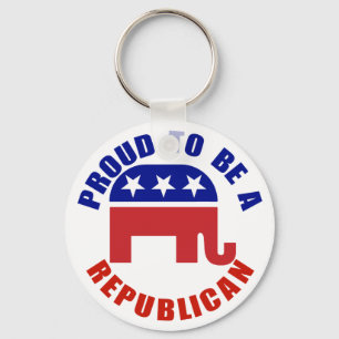 Proud To Be A Republican Original Key Ring