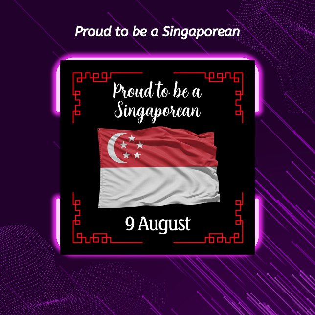 Proud to be a Singaporean National Day Button (Creator Uploaded)