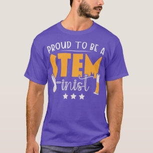 Proud To Be A Steminist Biology Major STEM Squad S T-Shirt